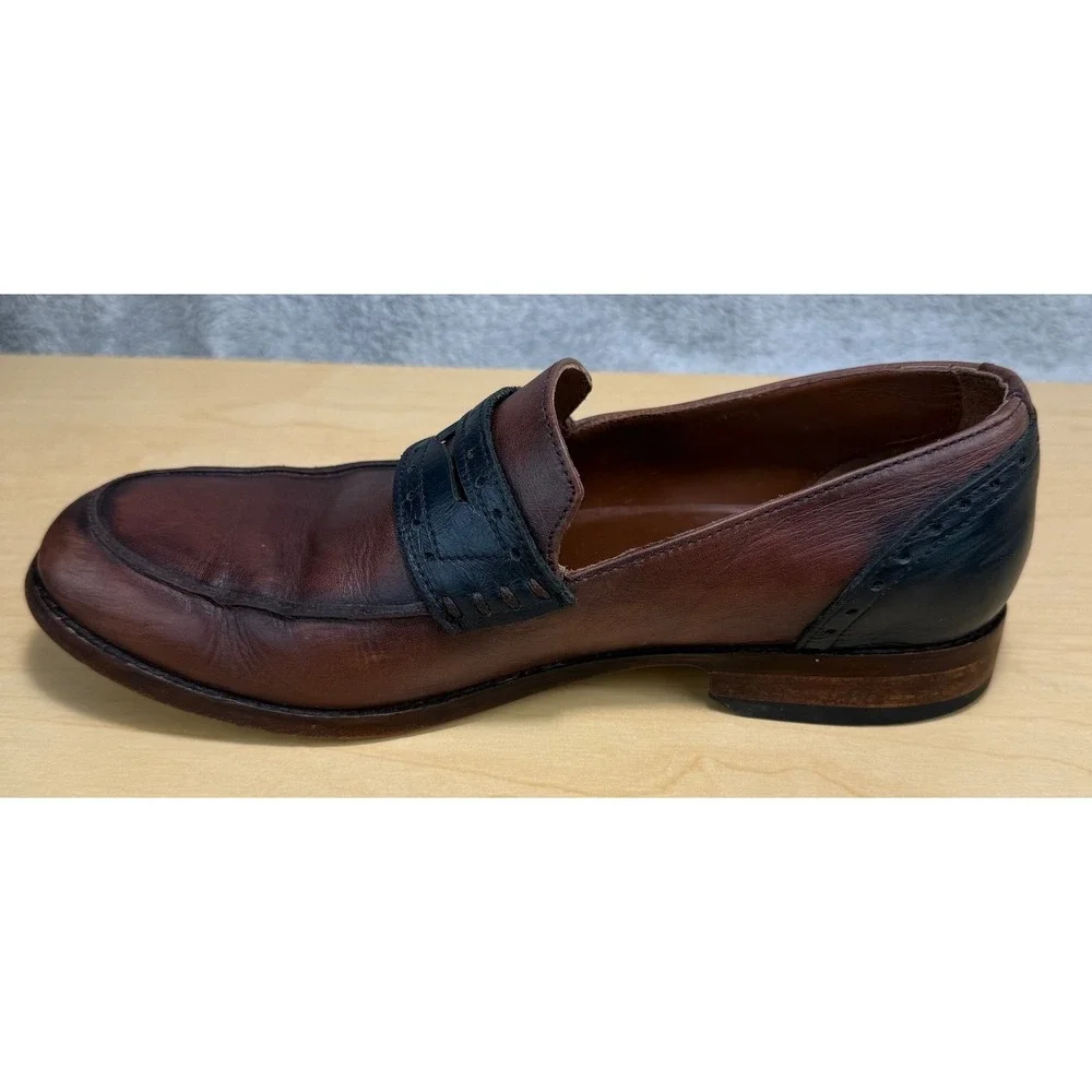 Esquivel Leather Penny Loafer Dress Shoes Men's 41 US 7.5-8 Hand Made California